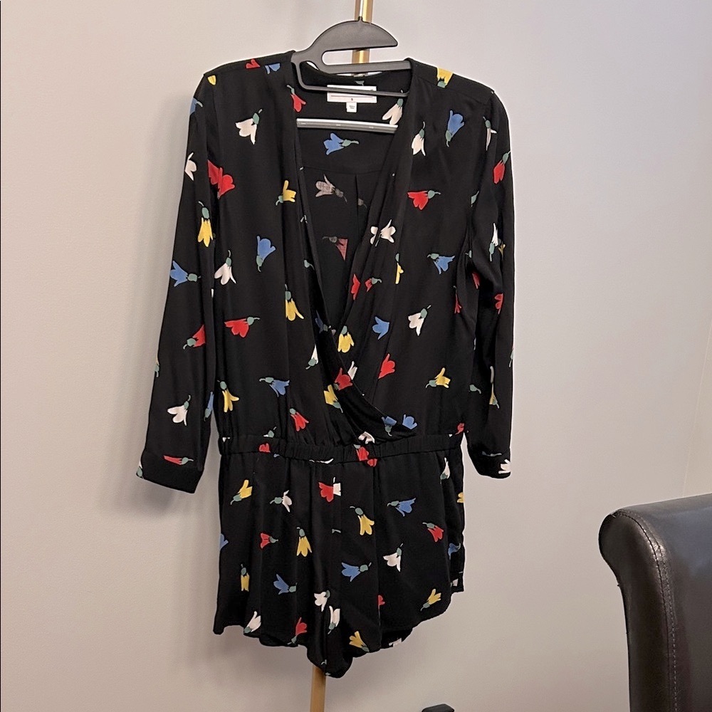 American Apparel Floral Romper